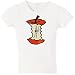 Apple Core Dark Jr Miss Girl Tee