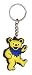 Grateful Dead - Yellow Dancing Bear - Rubber Keychain