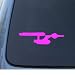Search : STAR TREK ENTERPRISE - Car, Truck, Notebook, Vinyl Decal Sticker #1135 | Vinyl Color: Pink