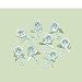 Blue Baby Rattle Favor Charms 8ct
