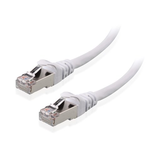 Cable Matters Cat6a Snagless Shielded (SSTP/SFTP) Ethernet Patch Cable in White 25 Feet