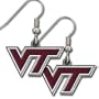 Virginia Tech Hokies Enameled Zinc Logo Earrings - NCAA College Athletics Fan Shop Sports Team Merchandise