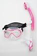 Oceanic UltraDry Snorkel with Panoramic 3 Window Mask, Scuba Snorkeling Set