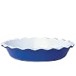 Emile Henry La Grand Pie Dish, 12 inch, Azur (Blue)
