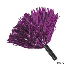 Click here to buy VALUE PACK: METALLIC FUCHSIA CHEERLEADER POM POMS - CHEERLEADING SPECIAL!.