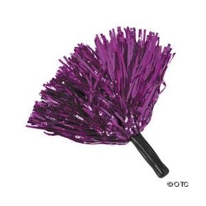 VALUE PACK: METALLIC FUCHSIA CHEERLEADER POM POMS - CHEERLEADING SPECIAL! by 