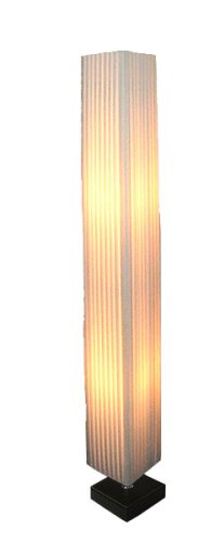 暖光 スクエアフロアランプ 木製台 高さ120cm a02305 18874