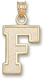 Florida Gators Solid 10K Gold Block ''F'' 5/8'' Pendant