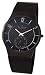 Skagen #805XLTBB Men's Black IP Titanium Slim Mesh Band Watch