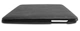 Macally AIRSHELL Leather Hard Shell Protective Jacket for MacBook Air (Black)