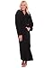 Del Rossa Women's 14 oz Fleece Full-Length Hooded Bathrobe Robe