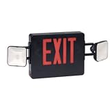 New Best Lighting Combo Exit Lighting Unit Black