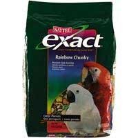 Exact Rainbow Chunky Pet Bird Food - 4 Lb Bags, 6 per case