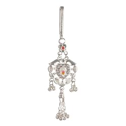 Keychains for Teens in Sterling Silver 5.75 inches