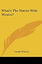 What's the matter with Mexico? (Our national problems)