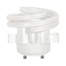 Squat 13 Watt GU24 Base CFL Light Bulb
