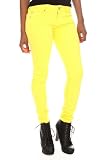 LOVEsick Yellow Destroyed Skinny Jeans