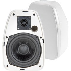 BIC America Adatto DV52siW 2-Way 5.25-Inch Indoor/Outdoor Speakers, White (Pair)