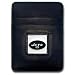 New York Jets Executive Leather Money Clip & Card Holder