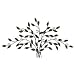 Tree of Life Wall Art Tips Leaves Metal Hanging