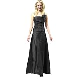 Ballkleid "Viktoria" aus leicht changierendem Taft mit Bestickung und Strassbesatz, Schwarz, Gr. 36von "Unbekannt"