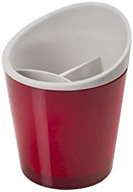 Everyday E1040 Acrylic Flatware Caddy (Red)
