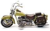 MOTORCYCLE O.D. GREEN MILITARY METAL