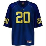 Michigan Wolverines #20 NCAA Youth Replica Football Jersey by Nike (Small Navy Blue) - Small
