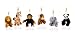 Keel 6 Assorted Jungle Animal Soft Toy Keychains_s-1