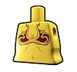 Buy Yellow Curved Torso with Swimsuit Top - LEGO Compatible Minifigure Piece Best Price.