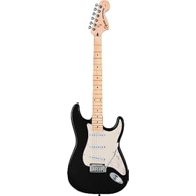 Squier� by Fender� Standard Stratocaster� Maple, Black Metallic
