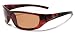 P4 Polarized Super Light Frame Sunglasses for Fishing & Active Lifestyles (Tortoise)