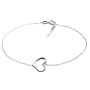 Sterling Silver Heart Anklet
