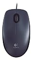 Logitech M90 Optische Maus schnurgebunden USB schwarz