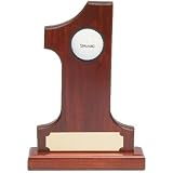 Hole In One Trophy with Engraveable Plaque (Style=Rosewood - DBDRHO) by