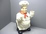 ITALIAN Fat CHEF 3-D Large Ceramic 15" COOKIE JAR *new*