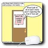 Rich Diesslins Funny Religious Light Cartoons - Pathetic Losers Class - Mouse Pads