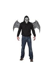 Tormenter Mask & Wings (Black/White;One Size)