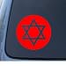 STAR OF DAVID - Jewish Hebrew - Car, Truck, Notebook, Vinyl Decal Sticker #1197 | Vin...