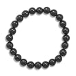 8mm Black Onyx Bead Stretch Bracelet