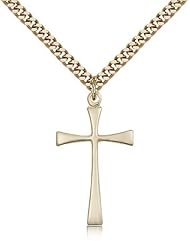 Maltese Cross Pendant, Gold Filled