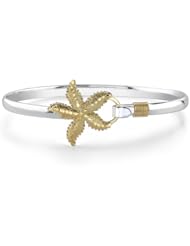 Sterling Silver Starfish Bangle