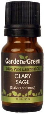 Clary Sage Essential Oil (100% Pure and Natural, Therapeutic Grade) from Garden of Green