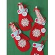 Martha Stewart Crafts Holiday Felt Mitten Treat Bags