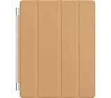 Leder Smart Cover - hellbraun