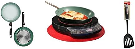 Induction Cooktop Electric Portable Bundle with Frying Pan and Spatula