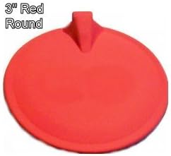 Carbon Rubber Electrode 3" Round Red PN#CW72853