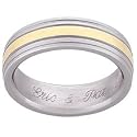 Personalized Mens TT Titanium Engraved Band