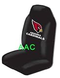 Set of 2 NFL Licensed Universal-Fit Front Bucket Seat Cover - Arizona Cardinals