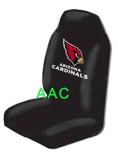 Set of 2 NFL Licensed Universal-Fit Front Bucket Seat Cover - Arizona Cardinals